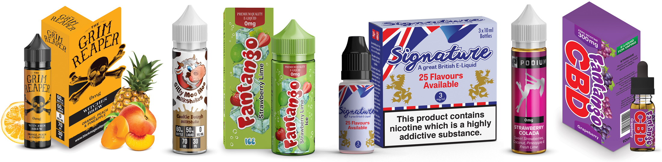 E-liquids Labels & Packaging - Design & Artwork